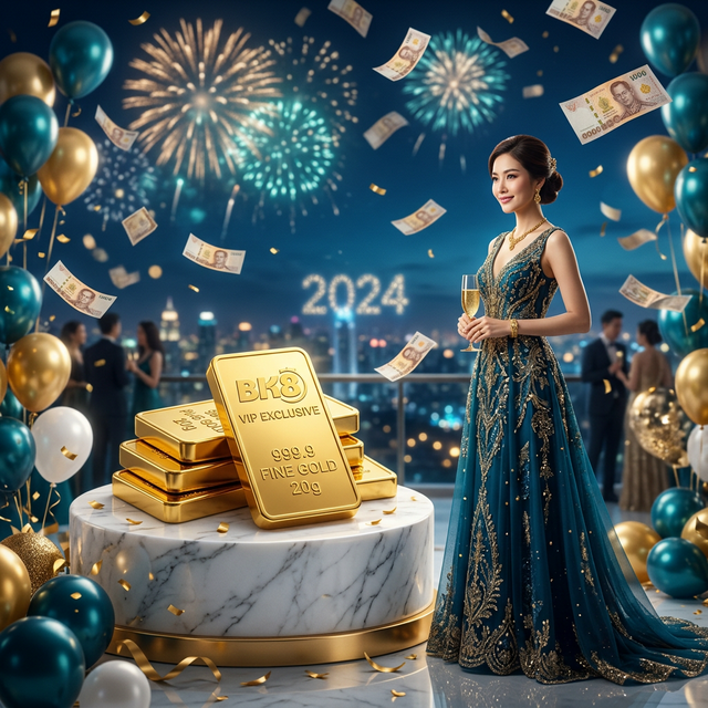 BK8 New Year Gold Reward - Accumulate to Win Gold